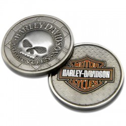 Сувенирная монета Harley-Davidson Skull