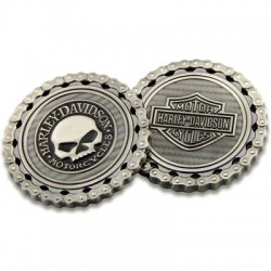 Сувенирная монета Harley-Davidson Skull/B&S Chain
