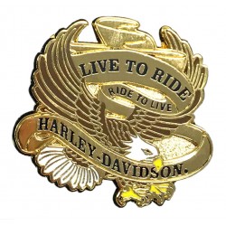 Значок Harley-Davidson Live to Ride Eagle