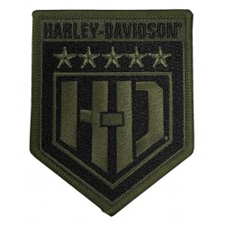 Нашивка Harley-Davidson H-D Green Shield 3,5"