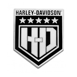Значок Harley-Davidson White Shield