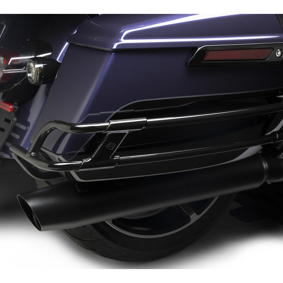 Защита кофров Harley-Davidson черные дуги