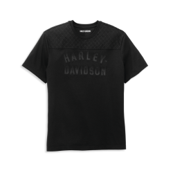 Мужская футболка Harley-Davidson Racer Font черный