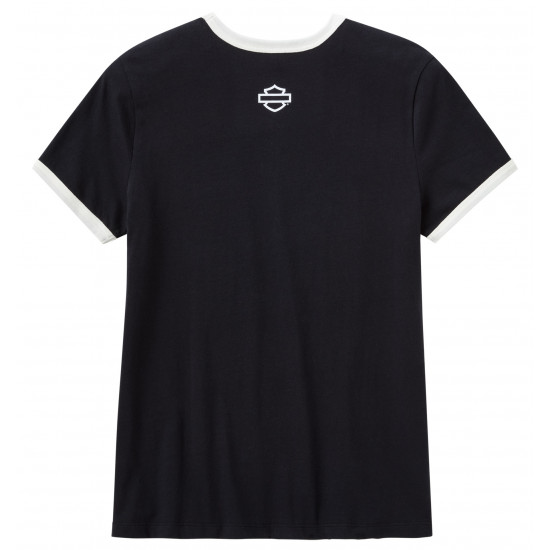 Жіноча футболка Harley-Davidson Screamin Eagle чорна новинка