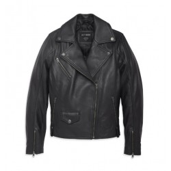 Женская куртка Harley-Davidson Craftsmanship кожаная черная