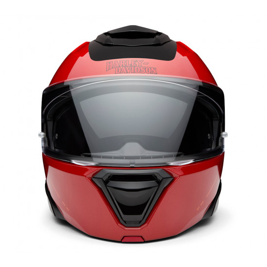 Мотошлем Harley-Davidson Capstone Sun Shield III красный модульный