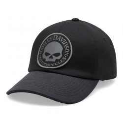 Мужская кепка Willie G Skull Softail Stretch Fit
