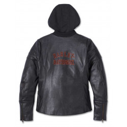 Женская кожаная куртка Harley-Davidson Miss Enthusiast 2.0 3-в-1 Женская кожаная куртка Harley-Davidson Miss Enthusiast 2.0 3-в-1
