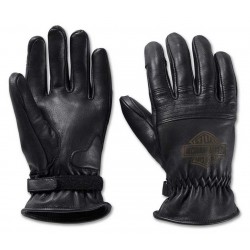 Мужские кожаные перчатки Harley-Davidson Helm Bar & Shield