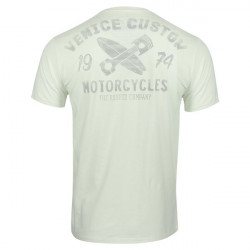 Чоловіча футболка ROKKER Venice Motorcycles білий