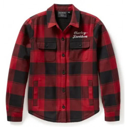 Куртка-сорочка Harley-Davidson Buffalo Check Black/Red