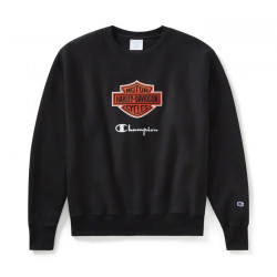 Свитшот Champion & Harley-Davidson Fanatic Black & Orange