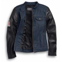 Чоловіча куртка із шкіряними рукавами Harley-Davidson Arterial