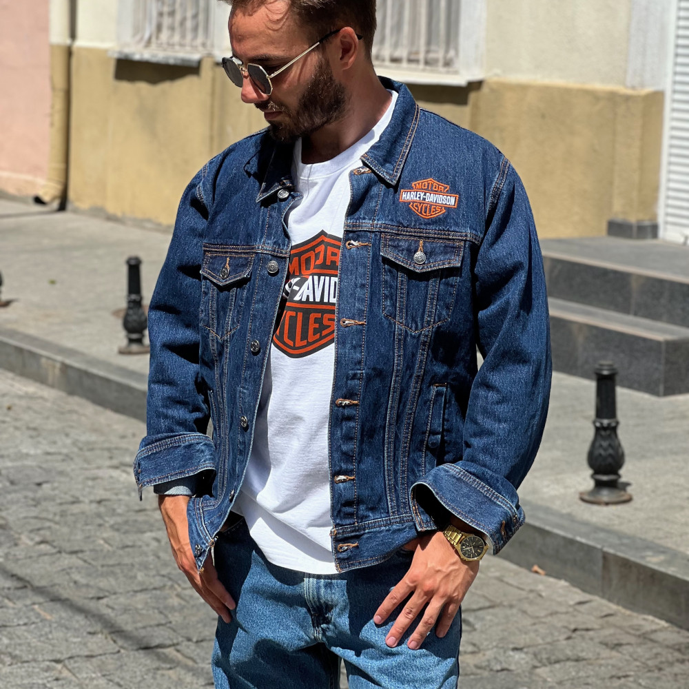 D*N様 Harley-Davidson シングルライダース　38 Для мужчин : В стиле Harley-Davidson