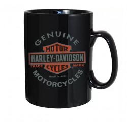 Чашка Harley-Davidson Bar&Shield чорна керамічна