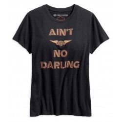 Жіноча футболка Harley-Davidson Ain't No Darling чорна