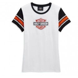 Женская футболка harley-Davidson Embellished Logo белая 