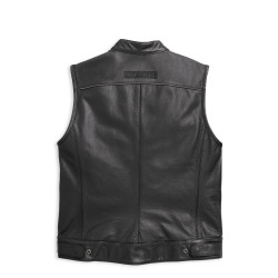 Мужской мотожилет Harley-Davidson FOSTER кожаный Мужской мотожилет Harley-Davidson FOSTER кожаный