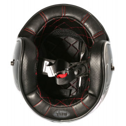 Мотошолом Harley-Davidson Elite Retro 3/4 чорний