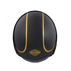 Мотошолом Harley-Davidson Bougie 3/4 чорний