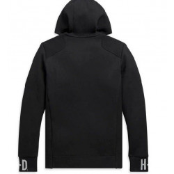 Мужской худи Harley-Davidson Rib-Knit Side черный