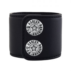 Шкіряний браслет з нержавіючої сталі