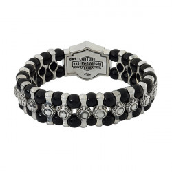 Срібний браслет Tiger Eye