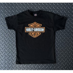 Футболка подростковая Harley-Davidson  Bar & Shield черный