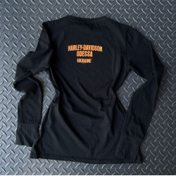 Світшот жіночий Harley-davidson Stacked Name чорний