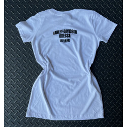 Футболка жіноча harley-davidson #1 Logo білий