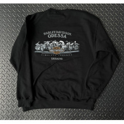 Чоловічий світшот HARLEY-DAVIDSON H-D Name на флісі чорний