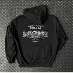 Чоловічий худі HARLEY-DAVIDSON Bar & Shield HD на флісі чорний