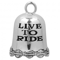 Колокольчик для мотоцикла Harley-Davidson 'Live To Ride' металлический
