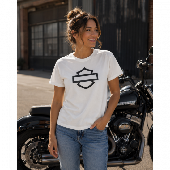 Женская футболка Harley-Davidson TECH Cloud Dancer новинка 2026 