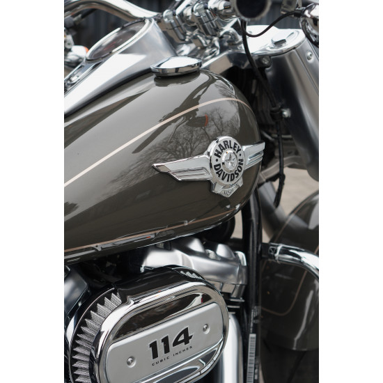 Harley-Davidson Fat Boy 2018 Industrial Gray — мотоцикл з пробігом