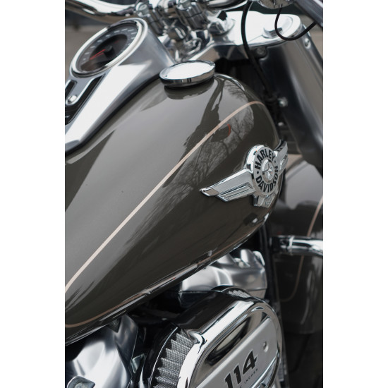 Harley-Davidson Fat Boy 2018 Industrial Gray — мотоцикл з пробігом