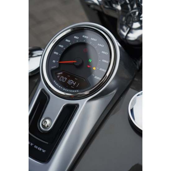 Harley-Davidson Fat Boy 2018 Industrial Gray — мотоцикл з пробігом