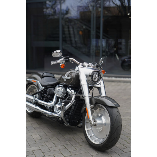 Harley-Davidson Fat Boy 2018 Industrial Gray — мотоцикл з пробігом