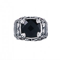 Серебряное кольцо Amethyst Zirconium