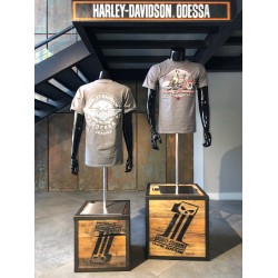 Мужская футболка Harley-Davidson Babe Boots серая