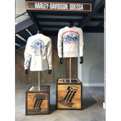 Мужская футболка с длинным рукавом Harley-Davidson Old Print