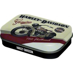 Ментоловые конфеты Harley-Davidson Flathead в металлической коробке