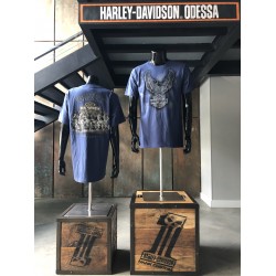 Мужская футболка Harley-Davidson Chrome Bird синий