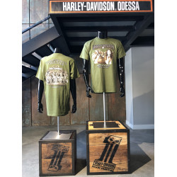 Мужская футболка Harley-Davidson Proud Service зеленый