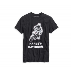 Мужская футболка Harley-Davidson #1 Racing Tee черная