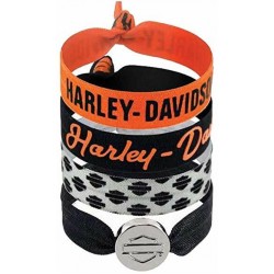 Жіночі резинки для волосся Harley-Davidson Basic Collection (4шт)