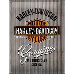 Табличка настенная Harley-Davidson American Classic Logo 30x40 металлическая