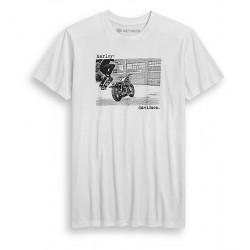 Мужская футболка Harley-Davidson Skate&Ride белая