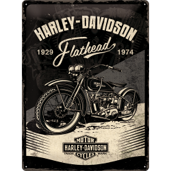 Табличка настенная Harley-Davidson Flathead 30x40