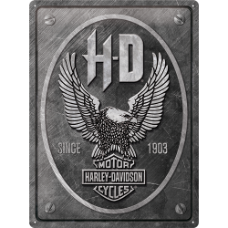 Табличка настенная Harley-Davidson Eagle 30x40 металлическая